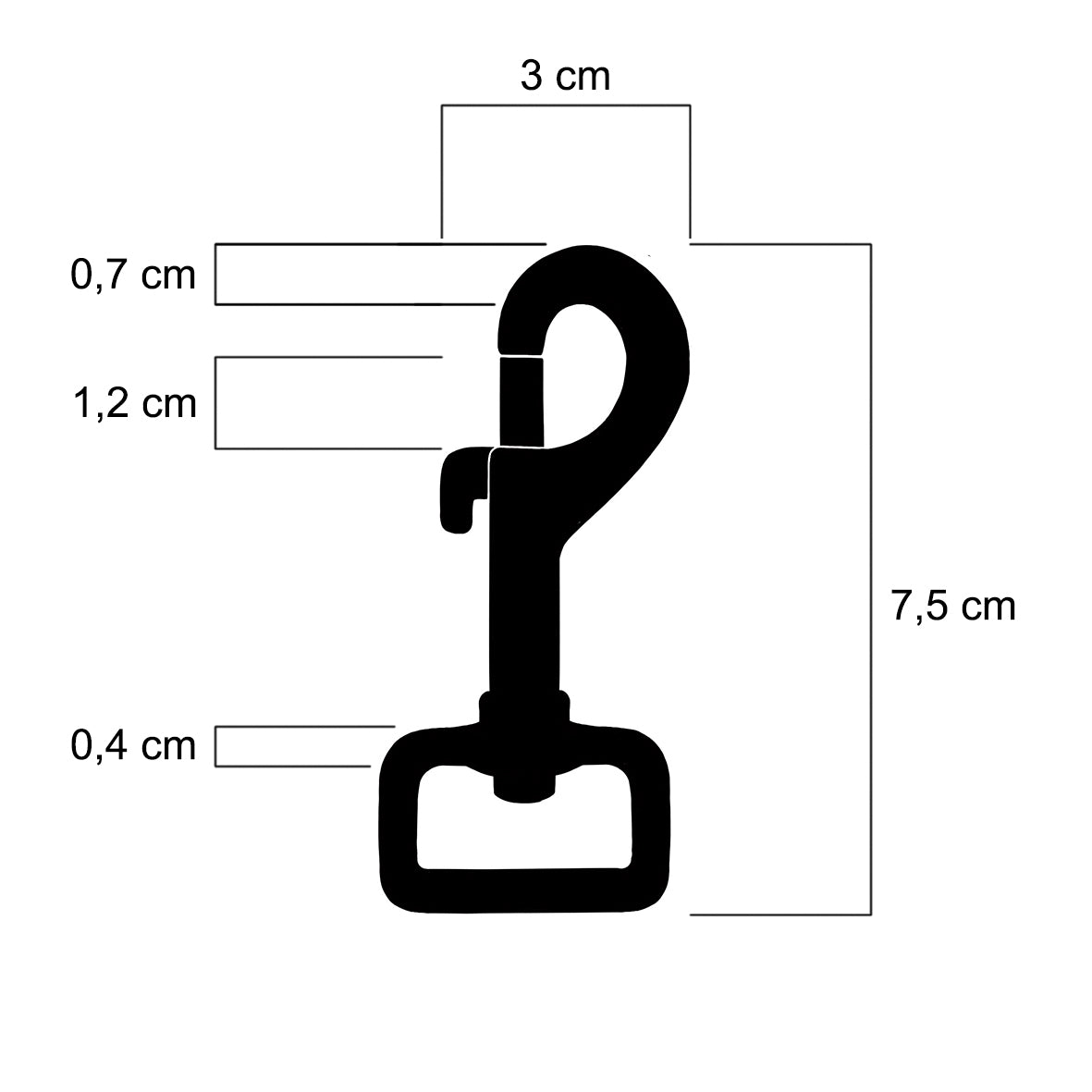 LOCK DOG bissfeste Hundeleine mit Bolzenkarabiner